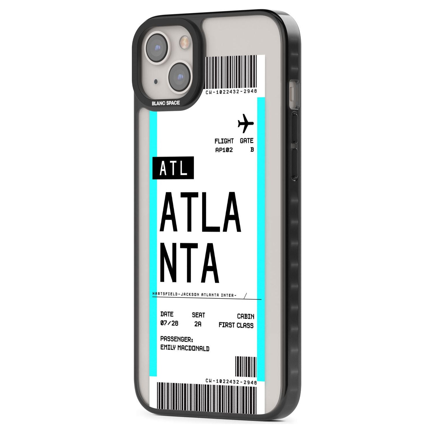 Personalised Atlanta Boarding Pass