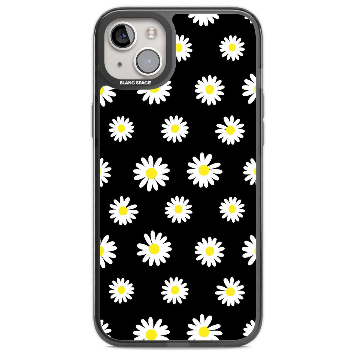 White Daisy Pattern (Black)