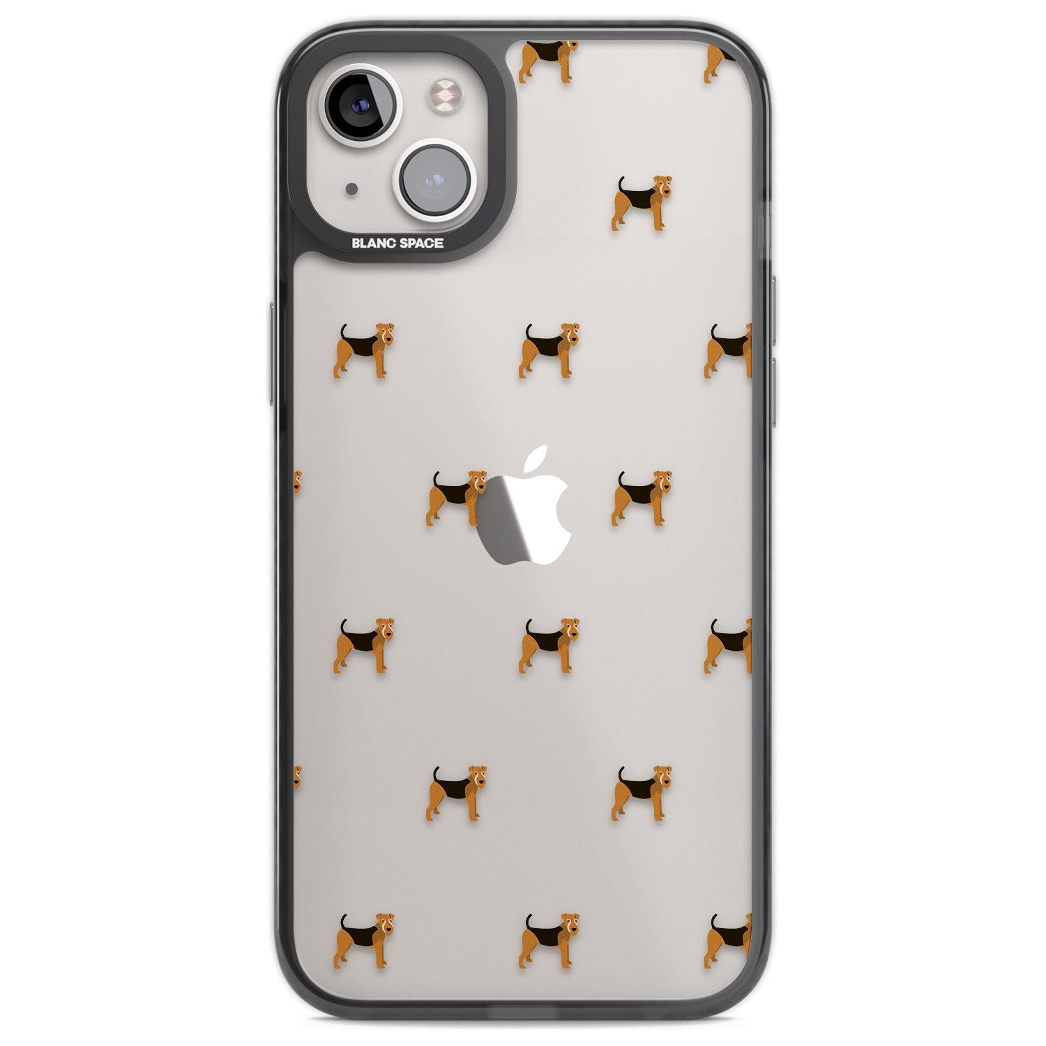 Airedale Terrier Dog Pattern Clear