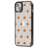 Pomeranian Dog Pattern Clear