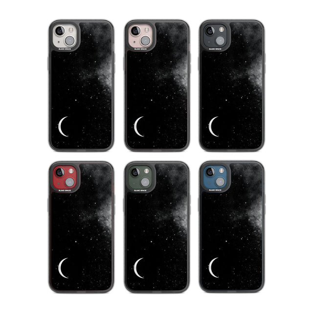 Night Sky Galaxies: Crescent Moon Phone Case iPhone 15 Pro Max / Black Impact Case,iPhone 15 Plus / Black Impact Case,iPhone 15 Pro / Black Impact Case,iPhone 15 / Black Impact Case,iPhone 15 Pro Max / Impact Case,iPhone 15 Plus / Impact Case,iPhone 15 Pro / Impact Case,iPhone 15 / Impact Case,iPhone 15 Pro Max / Magsafe Black Impact Case,iPhone 15 Plus / Magsafe Black Impact Case,iPhone 15 Pro / Magsafe Black Impact Case,iPhone 15 / Magsafe Black Impact Case,iPhone 14 Pro Max / Black Impact Case,iPhone 14 