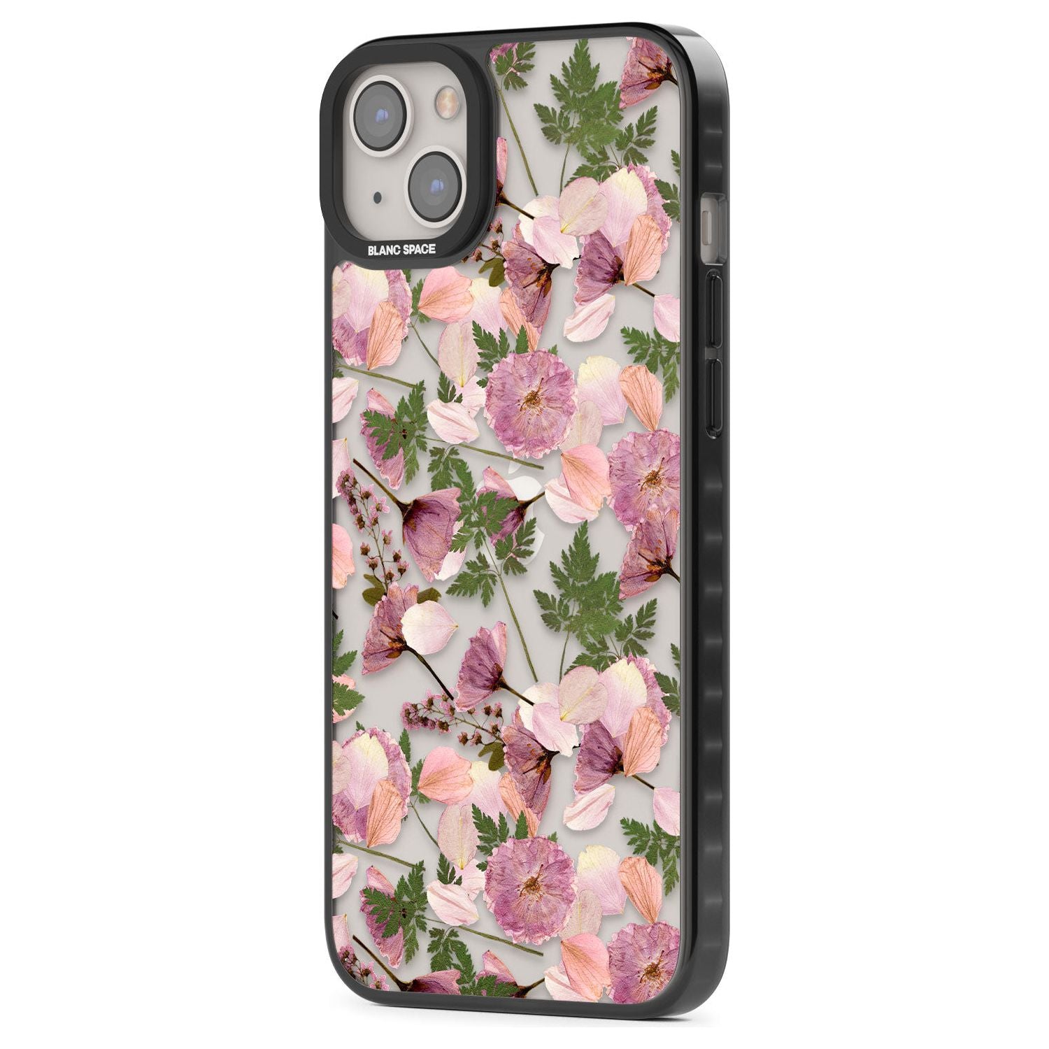 Leafy Floral Pattern Transparent Design