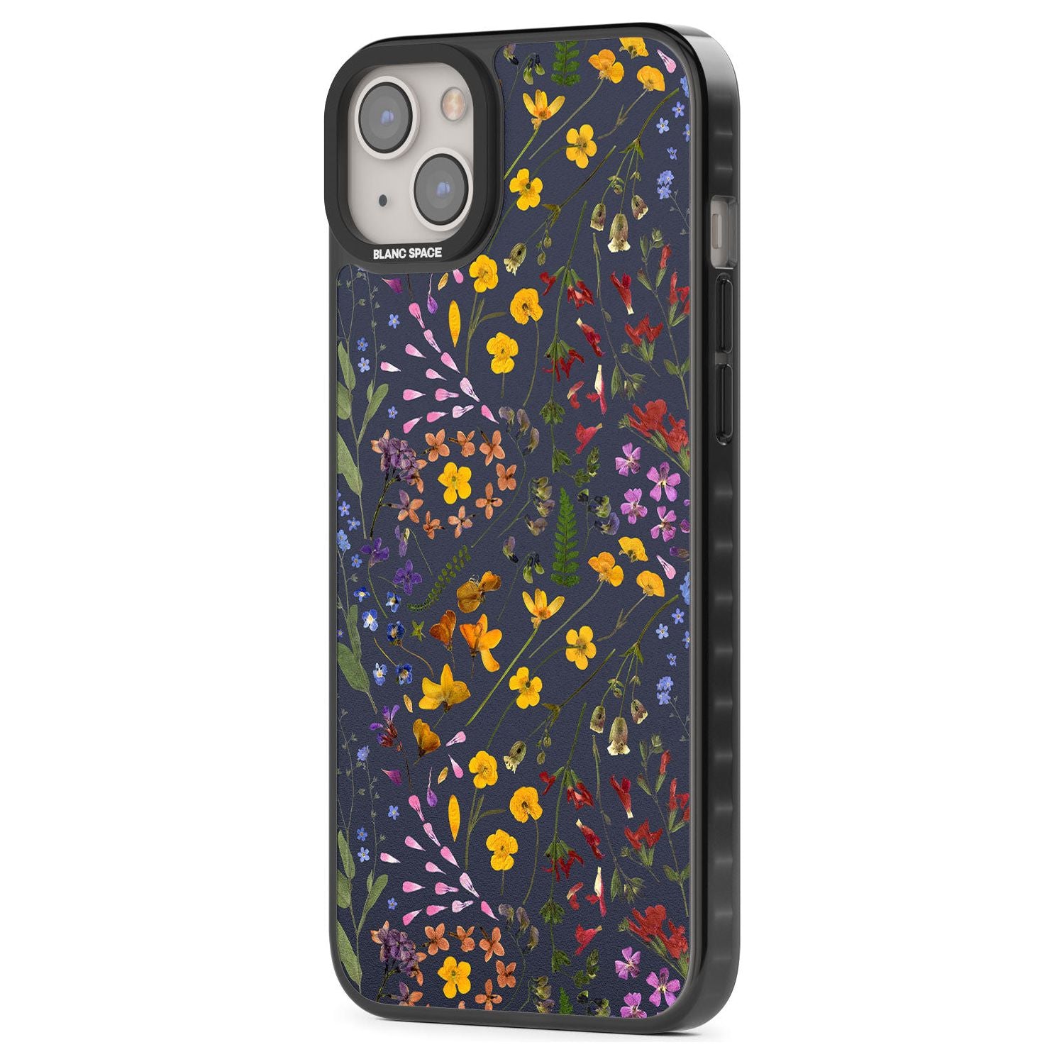 Wildflower Leaves Cluster Navy