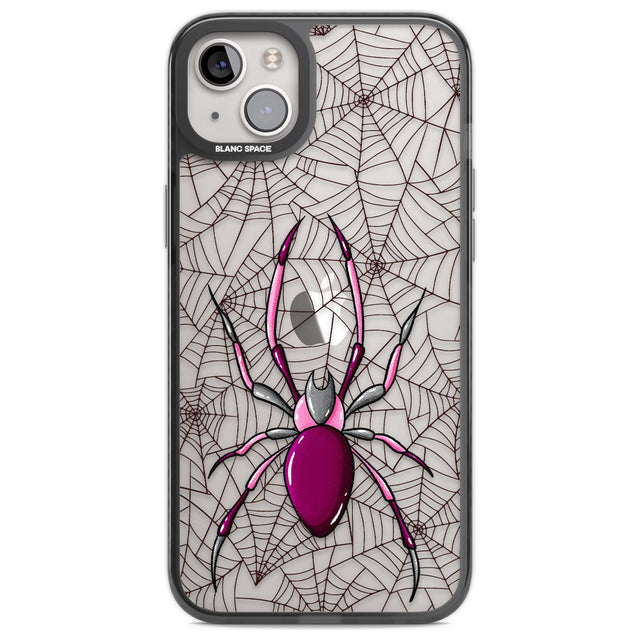 Arachnophobia Phone Case iPhone 14 Plus / Black Impact Case Blanc Space