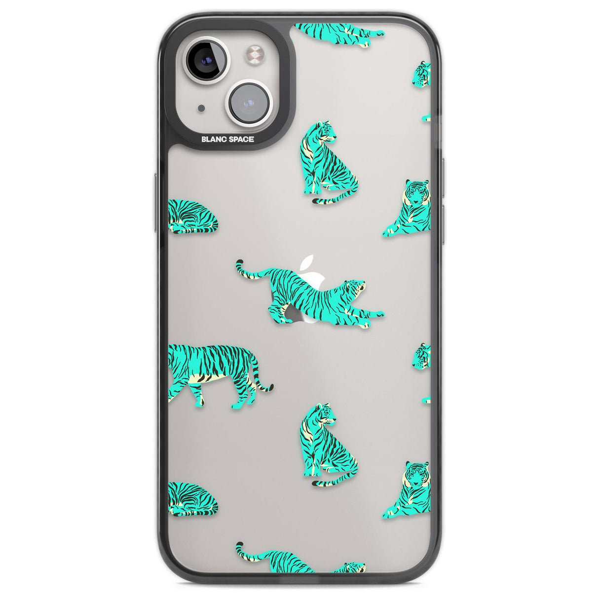 Turquoise Tiger Jungle Cat Pattern