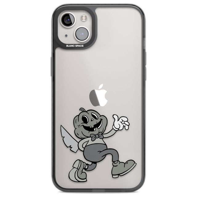Jack o' slasher Phone Case iPhone 14 Plus / Black Impact Case Blanc Space