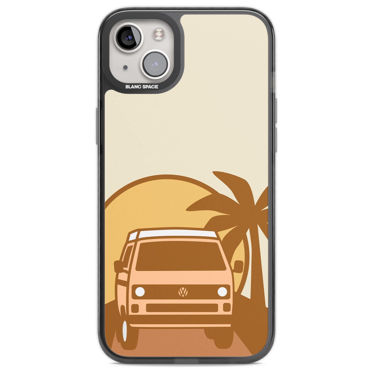 Camp Cruise Phone Case iPhone 14 Plus / Black Impact Case Blanc Space
