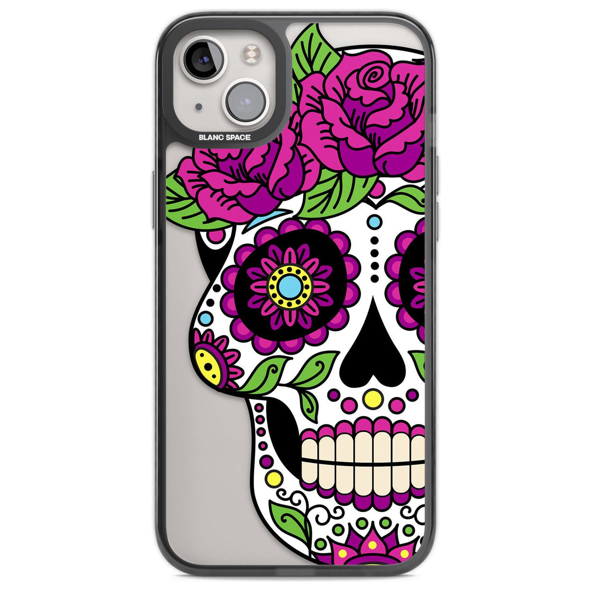 Purple Floral Sugar Skull