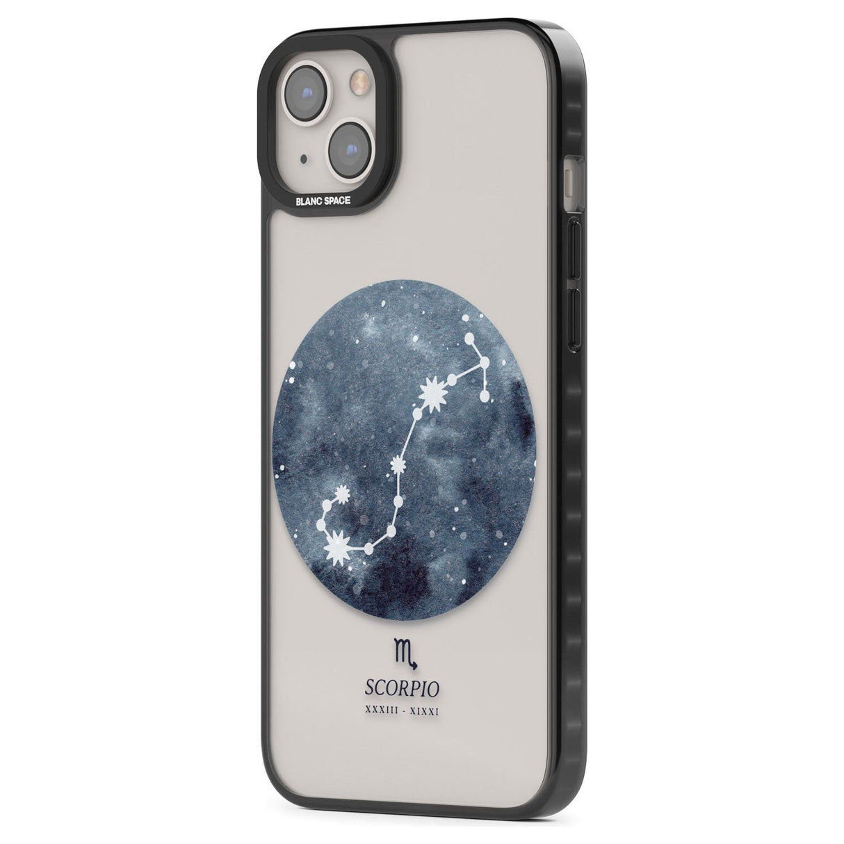 Scorpio Zodiac Transparent Design - Blue