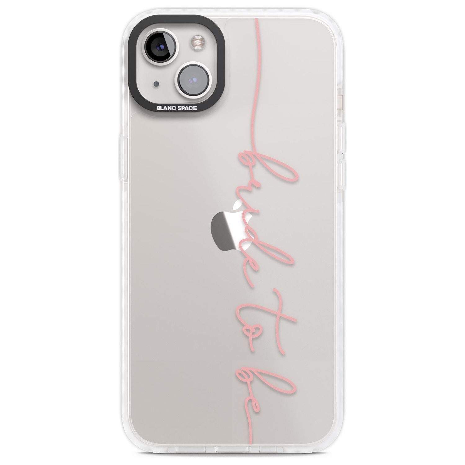 Bride to Be - Transparent Wedding Design Phone Case iPhone 14 Plus / Impact Case Blanc Space