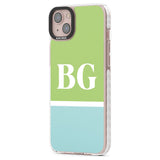 Personalised Colourblock: Green & Turquoise Custom Phone Case iPhone 15 Pro Max / Black Impact Case,iPhone 15 Plus / Black Impact Case,iPhone 15 Pro / Black Impact Case,iPhone 15 / Black Impact Case,iPhone 15 Pro Max / Impact Case,iPhone 15 Plus / Impact Case,iPhone 15 Pro / Impact Case,iPhone 15 / Impact Case,iPhone 15 Pro Max / Magsafe Black Impact Case,iPhone 15 Plus / Magsafe Black Impact Case,iPhone 15 Pro / Magsafe Black Impact Case,iPhone 15 / Magsafe Black Impact Case,iPhone 14 Pro Max / Black Impac