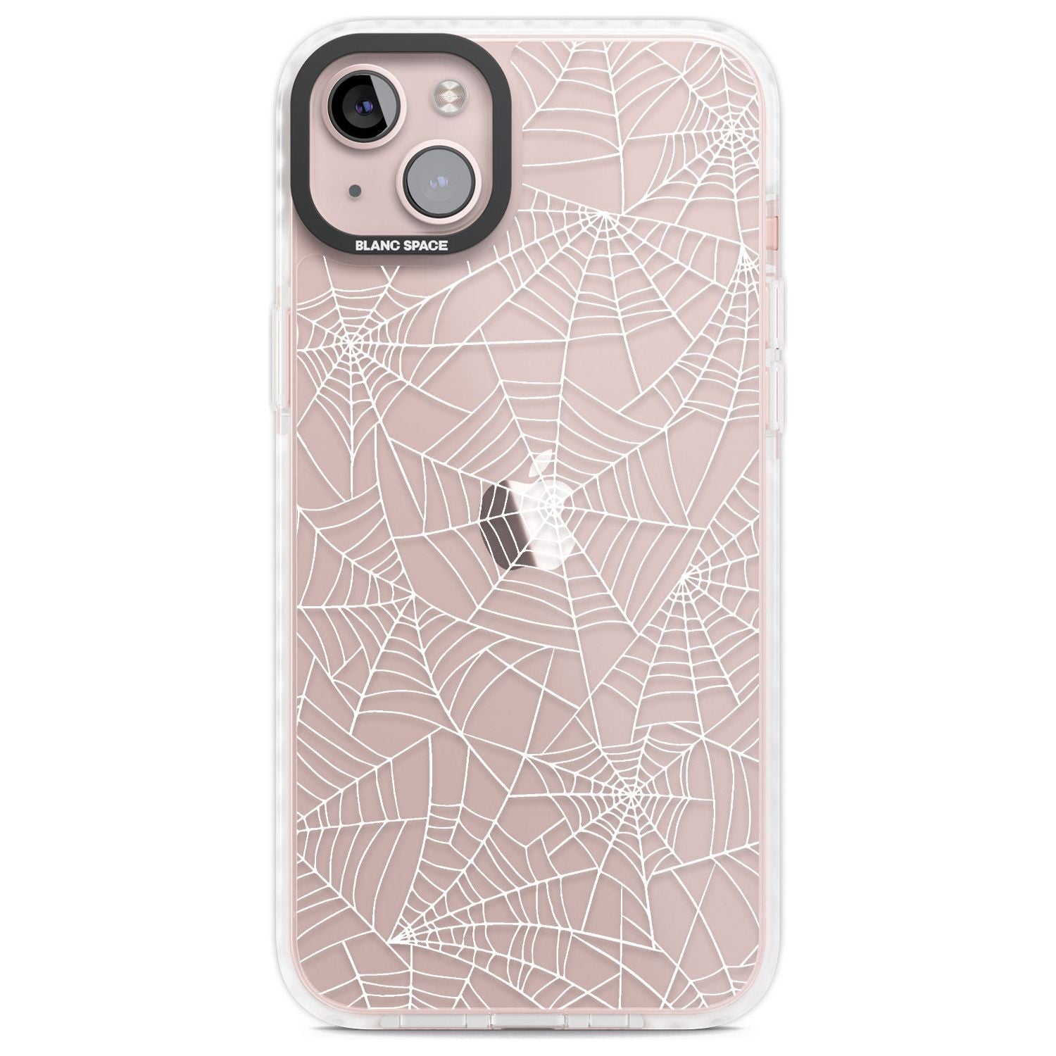 Personalised Spider Web Pattern Custom Phone Case iPhone 14 Plus / Impact Case Blanc Space