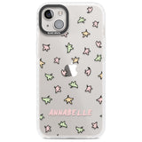 Personalised Heartstopper Leaves Pattern Custom Phone Case iPhone 14 Plus / Impact Case Blanc Space