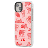 Personalised Red Tiger Outlines on Pink Custom Phone Case iPhone 15 Pro Max / Black Impact Case,iPhone 15 Plus / Black Impact Case,iPhone 15 Pro / Black Impact Case,iPhone 15 / Black Impact Case,iPhone 15 Pro Max / Impact Case,iPhone 15 Plus / Impact Case,iPhone 15 Pro / Impact Case,iPhone 15 / Impact Case,iPhone 15 Pro Max / Magsafe Black Impact Case,iPhone 15 Plus / Magsafe Black Impact Case,iPhone 15 Pro / Magsafe Black Impact Case,iPhone 15 / Magsafe Black Impact Case,iPhone 14 Pro Max / Black Impact Ca