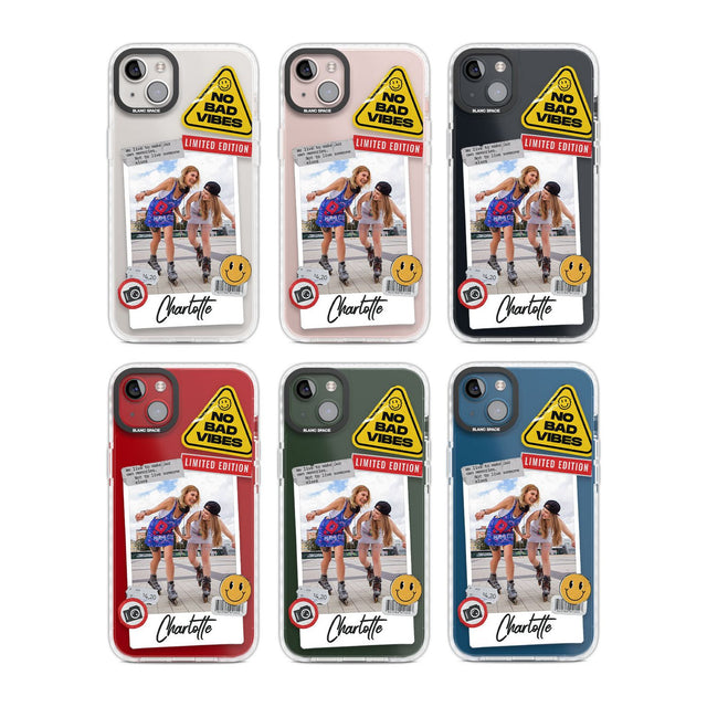 Personalised Snake Instant PhotoPhone Case for iPhone 14 Plus