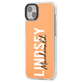 Personalised Bold Name: Peach Custom Phone Case iPhone 15 Pro Max / Black Impact Case,iPhone 15 Plus / Black Impact Case,iPhone 15 Pro / Black Impact Case,iPhone 15 / Black Impact Case,iPhone 15 Pro Max / Impact Case,iPhone 15 Plus / Impact Case,iPhone 15 Pro / Impact Case,iPhone 15 / Impact Case,iPhone 15 Pro Max / Magsafe Black Impact Case,iPhone 15 Plus / Magsafe Black Impact Case,iPhone 15 Pro / Magsafe Black Impact Case,iPhone 15 / Magsafe Black Impact Case,iPhone 14 Pro Max / Black Impact Case,iPhone 