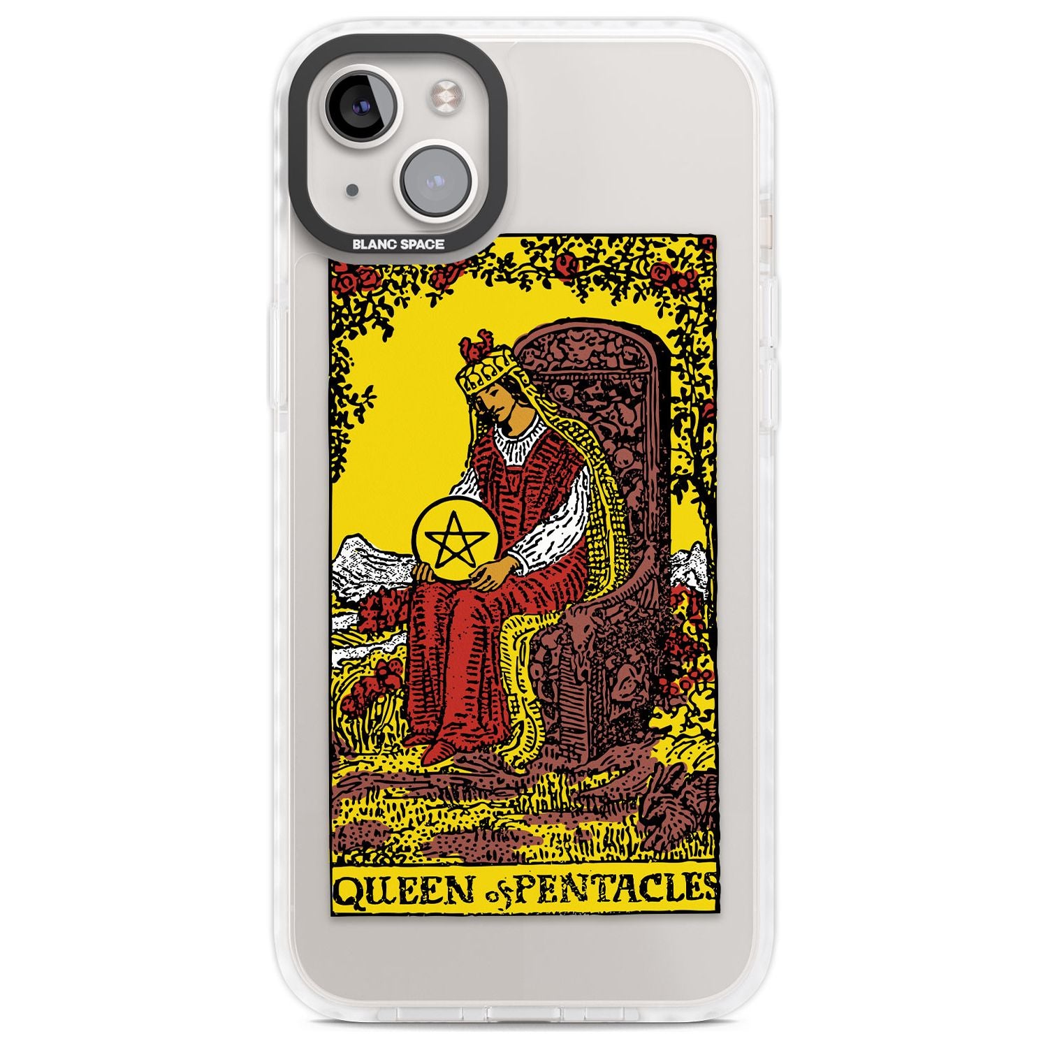 Personalised Queen of Pentacles Tarot Card - Colour