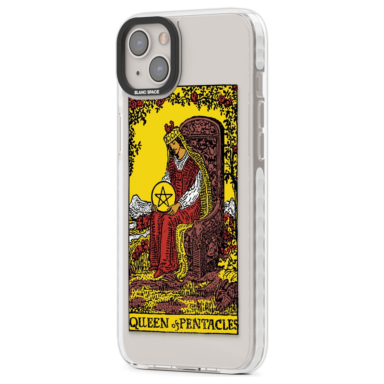 Personalised Queen of Pentacles Tarot Card - Colour