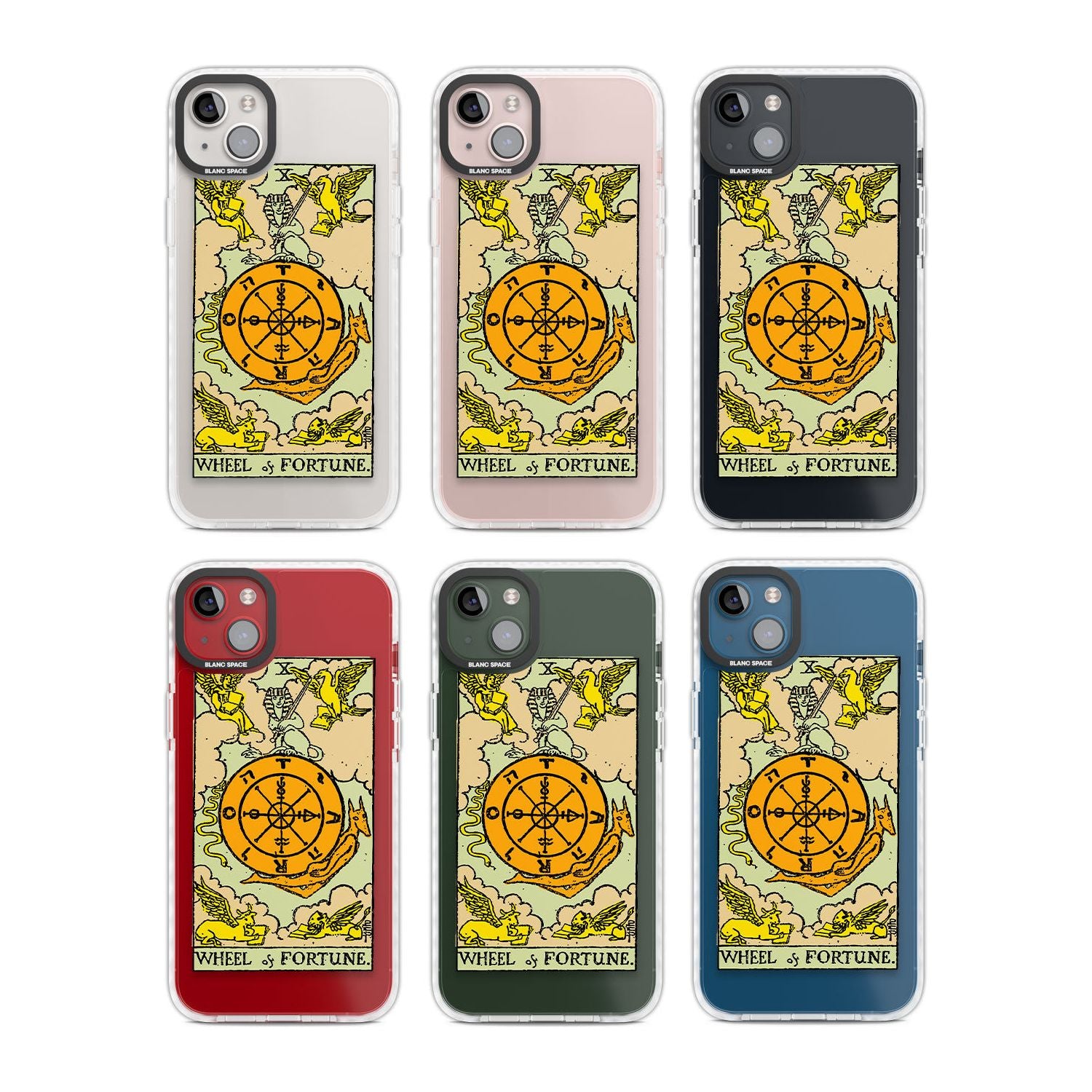 Personalised Wheel of Fortune Tarot Card - Colour