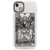 Personalised The Lovers Tarot Card - Transparent Custom Phone Case iPhone 14 Plus / Impact Case Blanc Space