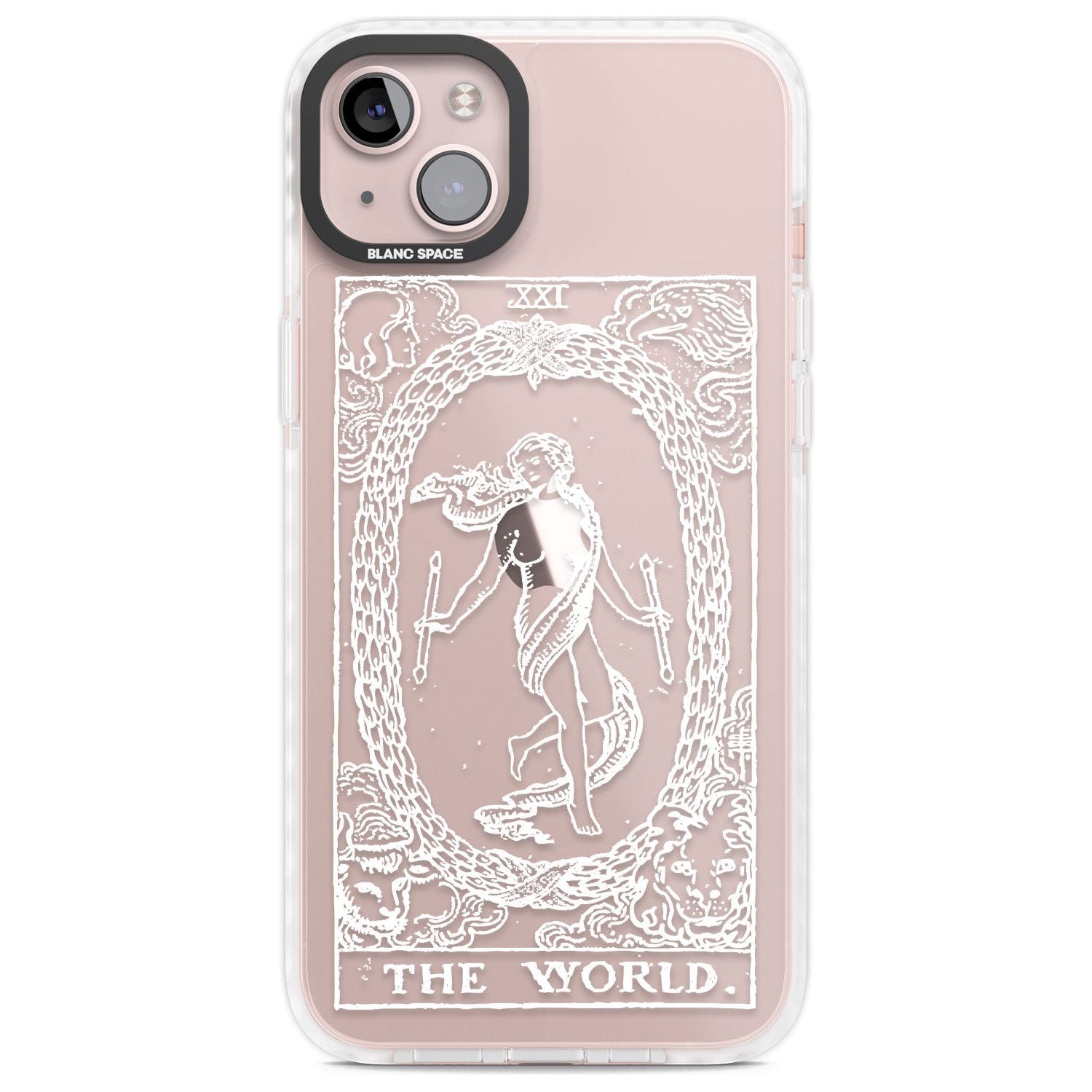 Personalised The World Tarot Card - White Transparent