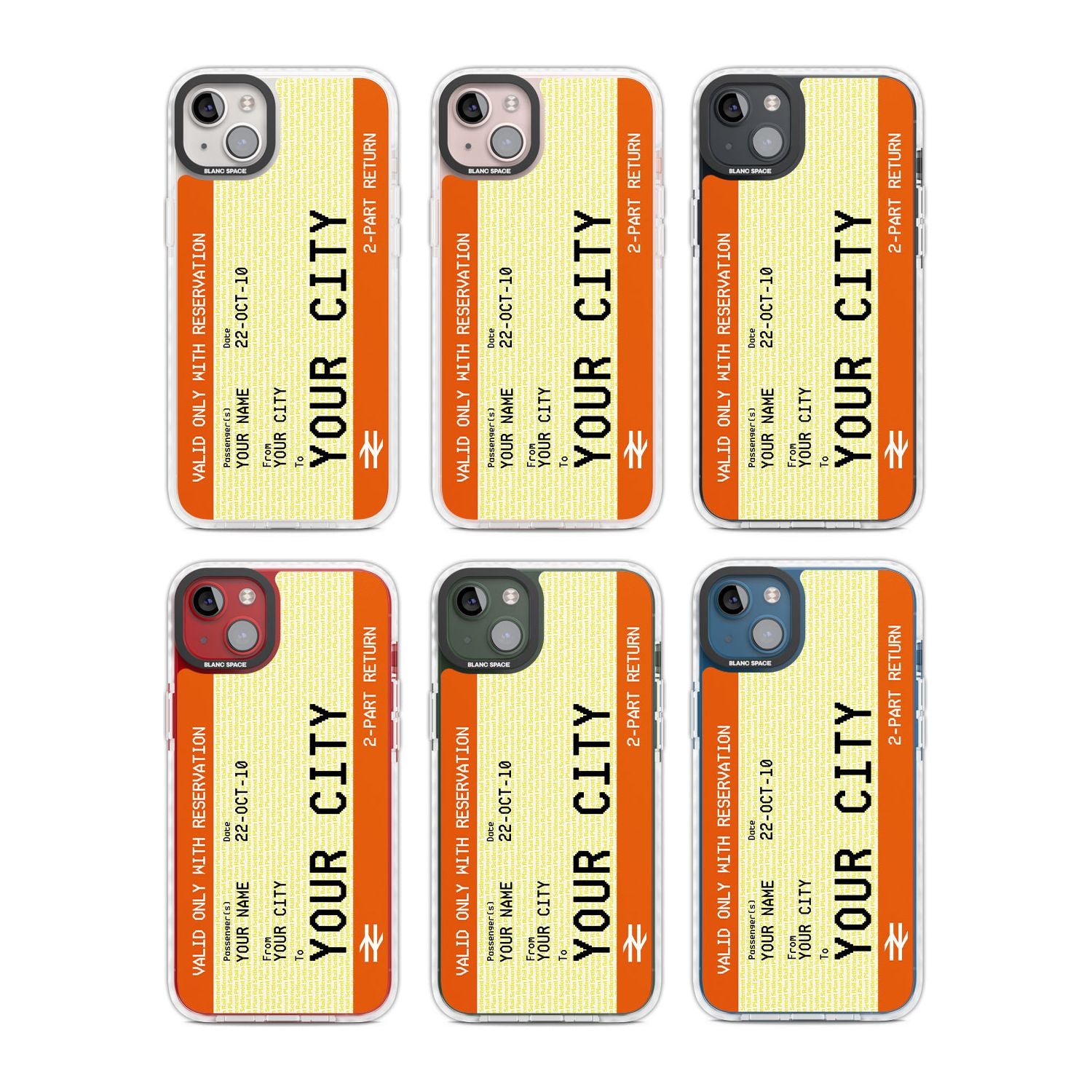 Personalised Create Your Own Train Ticket