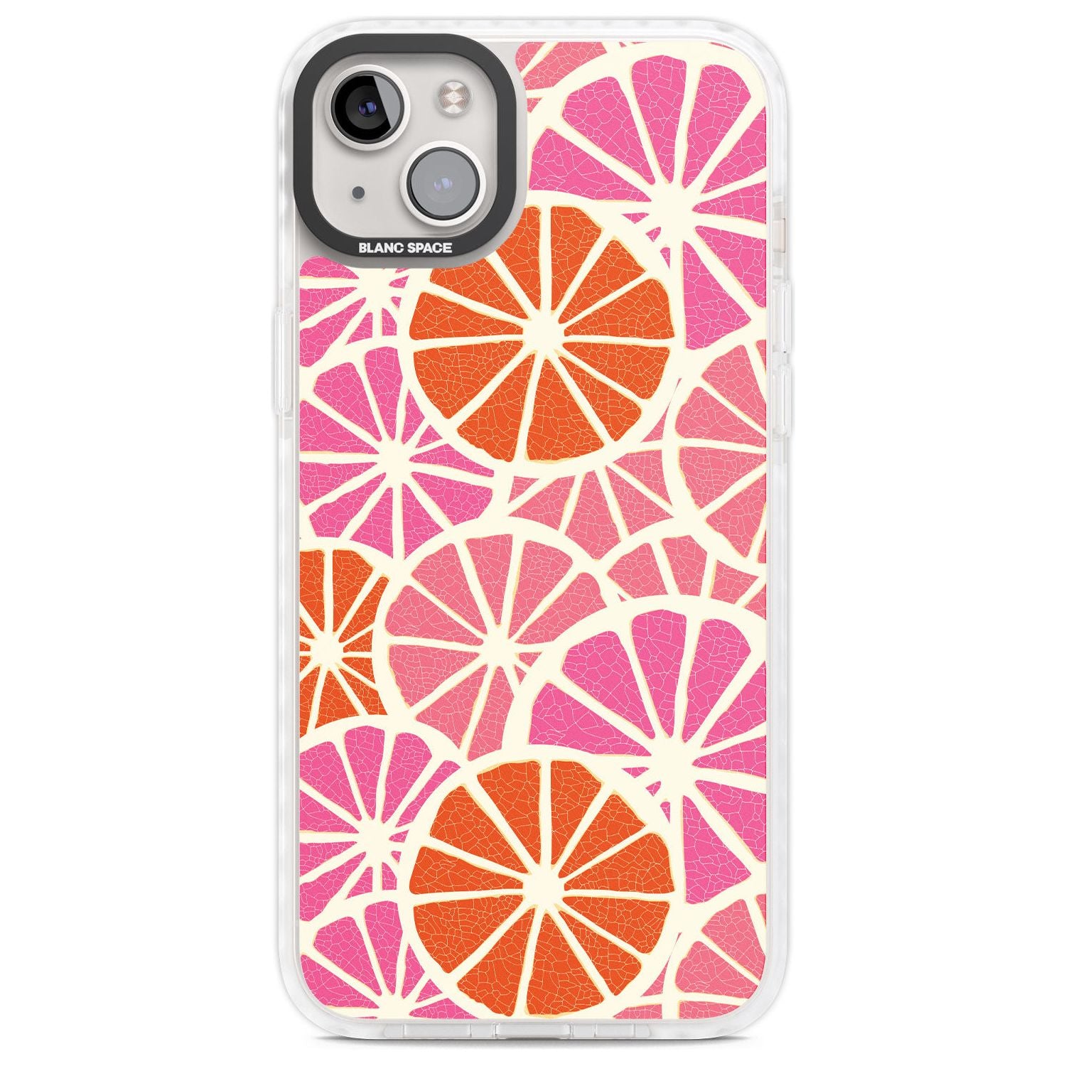 Citrus Slices Phone Case iPhone 14 Plus / Impact Case Blanc Space