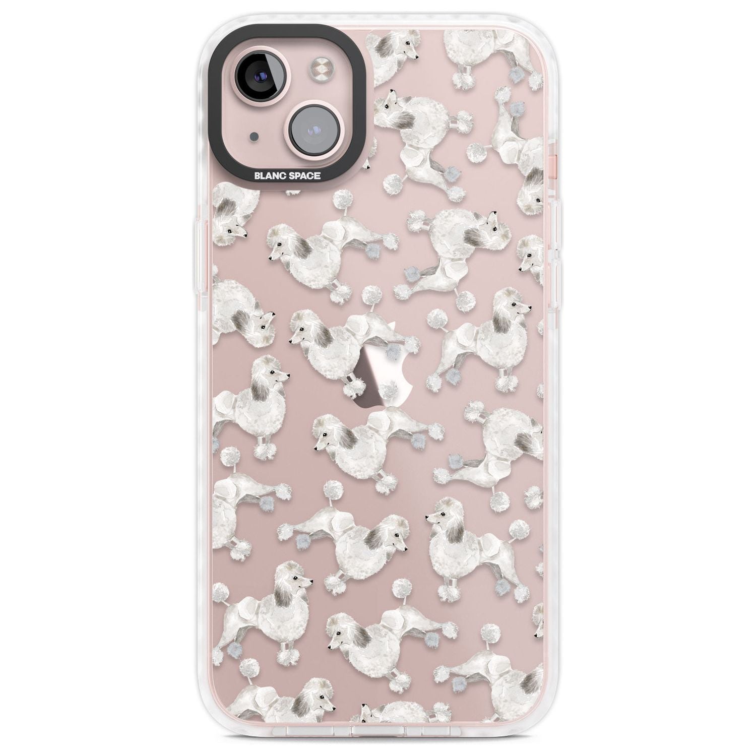 Poodle Watercolor Pattern