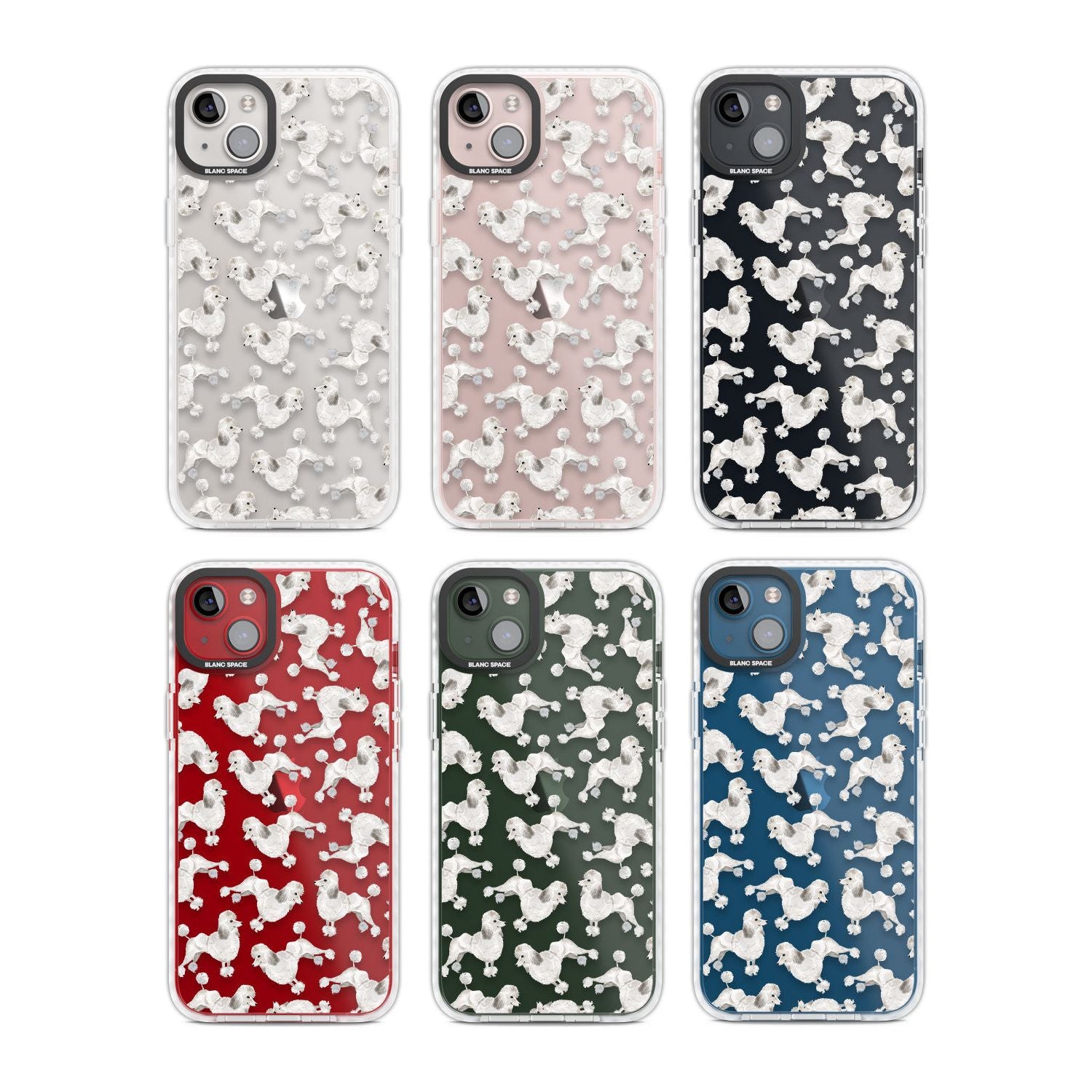 Poodle Watercolor Pattern