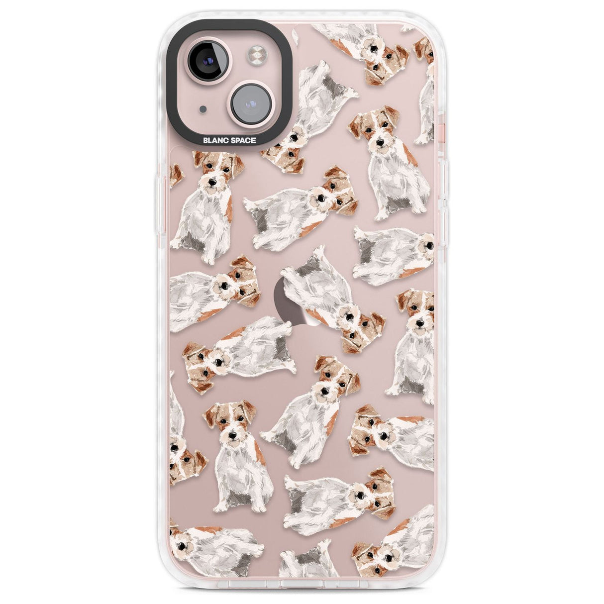 Wirehaired Jack Russell Watercolour Dog Pattern