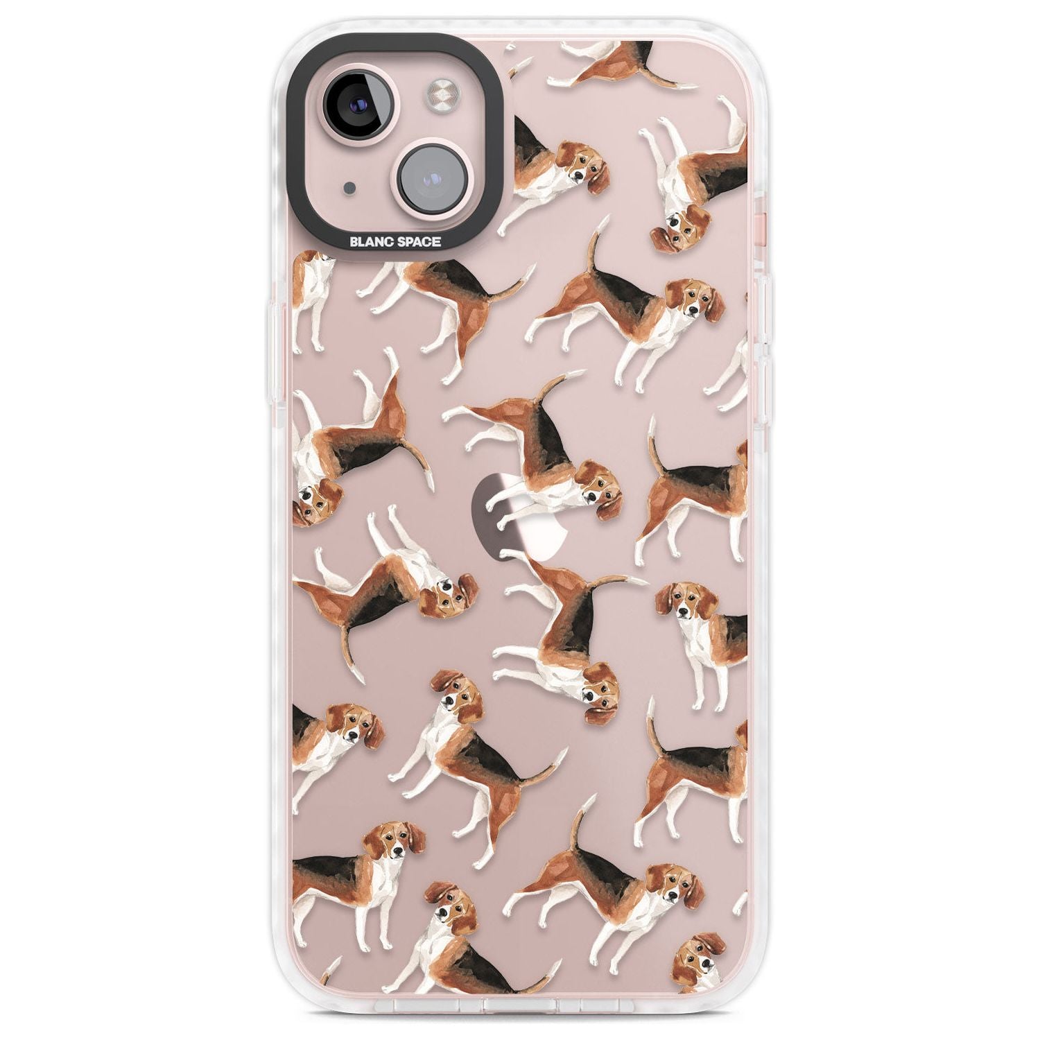 Beagle Watercolour Dog Pattern