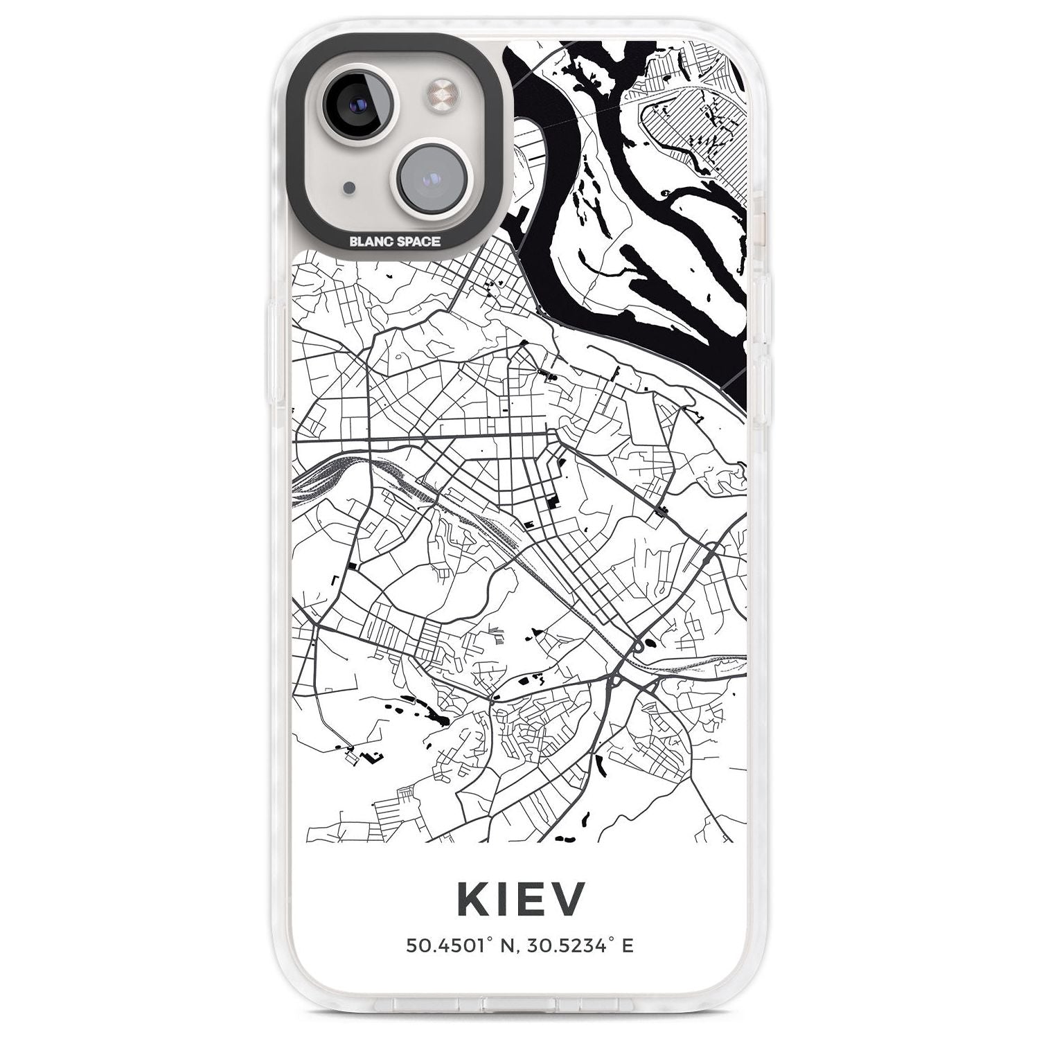 Map of Kiev, Ukraine