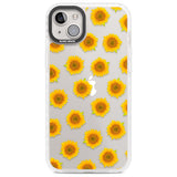 Sunflowers Transparent Pattern