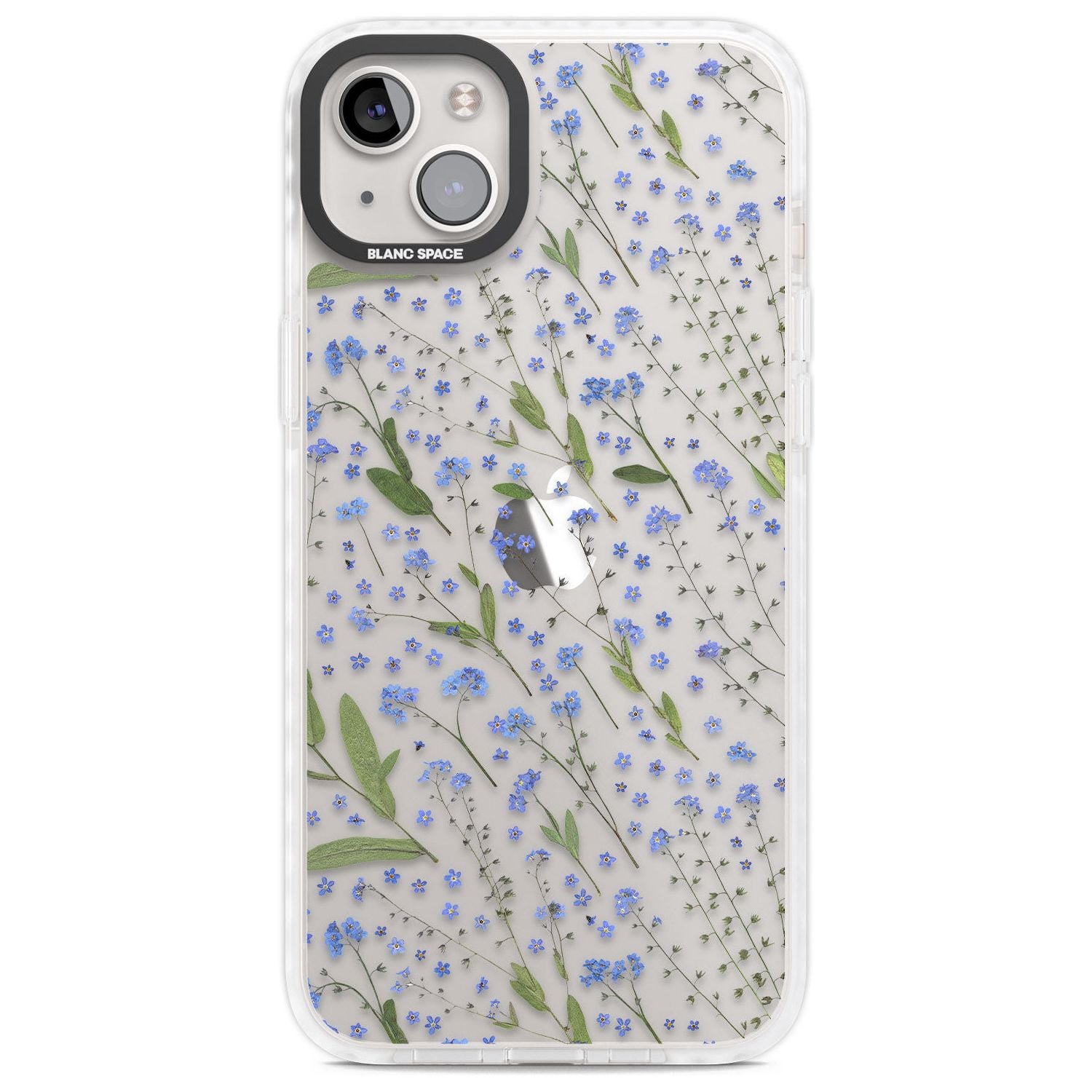Blue Wild Flower Design