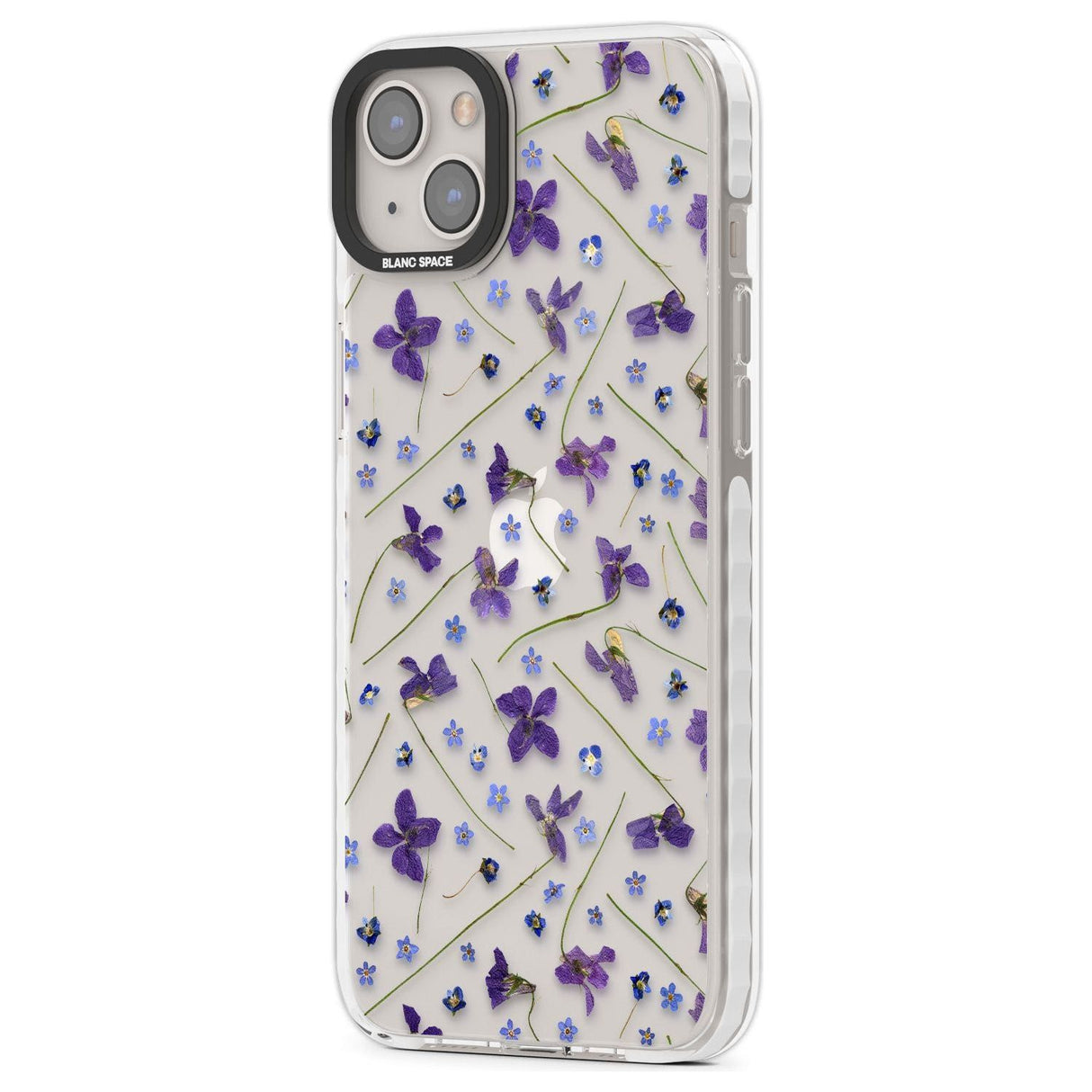 Violet & Blue Floral Pattern Design