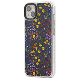 Wildflower & Leaves Cluster Design - Navy