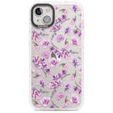 Purple Orchids Transparent Floral