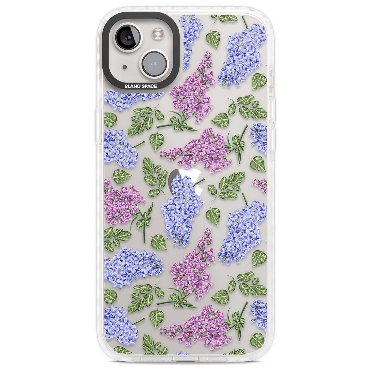 Purple Blossoms Transparent Floral