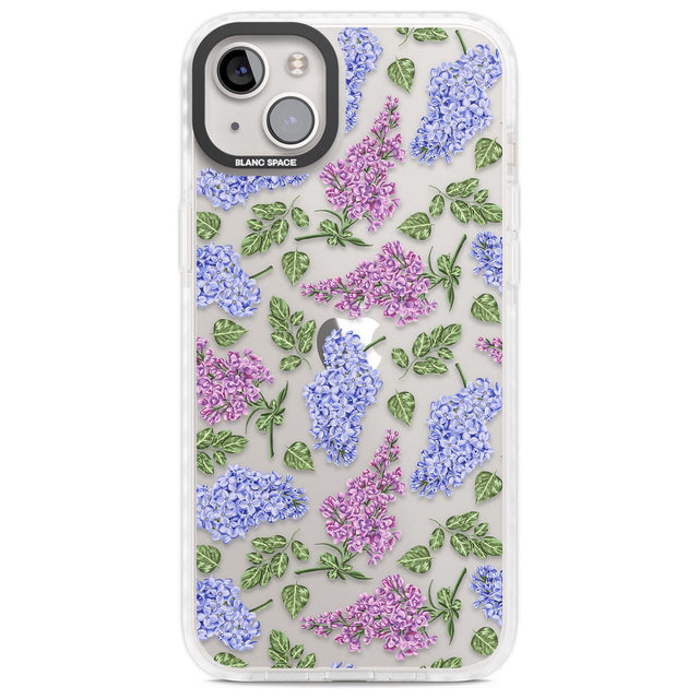 Purple Blossoms Transparent Floral