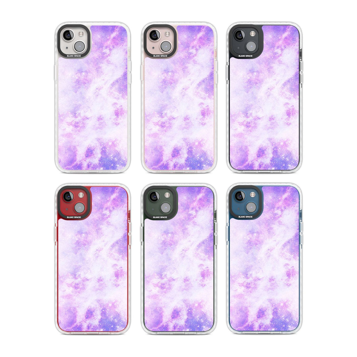 Purple Galaxy Pattern Design