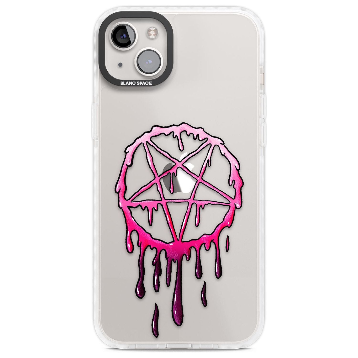 Pentagram of Blood Phone Case iPhone 14 Plus / Impact Case Blanc Space