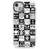 Checkerboard Heads Phone Case iPhone 14 Plus / Impact Case Blanc Space