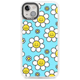 Daisy Faces Kawaii Pattern Phone Case iPhone 14 Plus / Impact Case Blanc Space