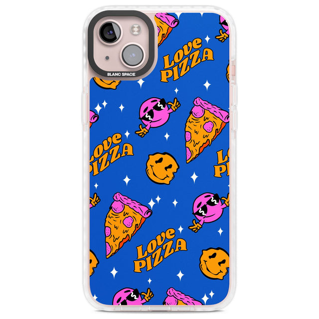 Psychedelic Love Pizza Pattern