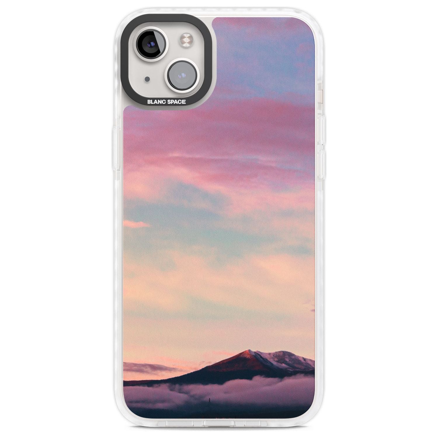 Cloudy Sunset Photograph Phone Case iPhone 14 Plus / Impact Case Blanc Space