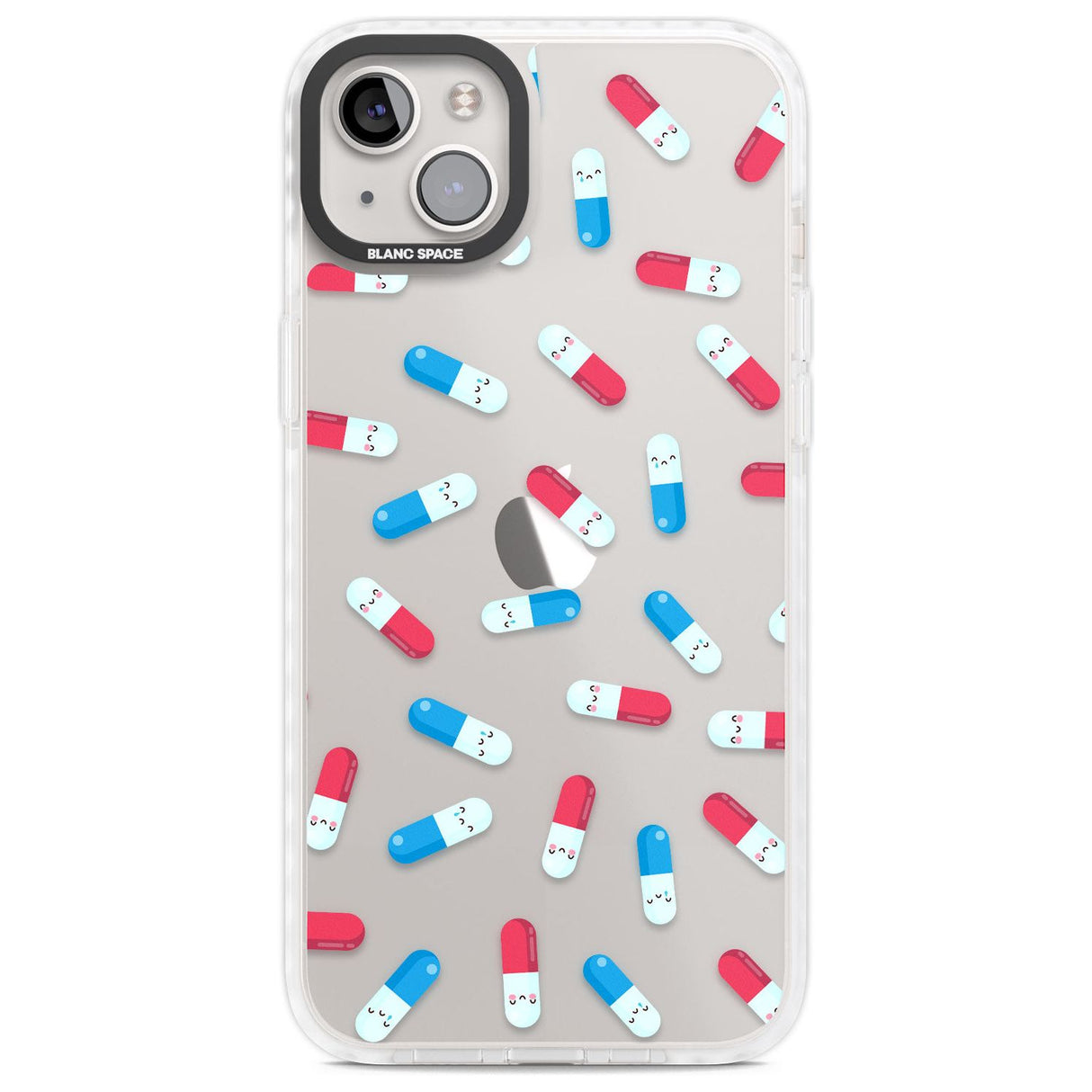 Kawaii Pill PatternPhone Case for iPhone 14 Plus