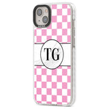 Personalised Monogrammed Pink Check Phone Case iPhone 15 Pro Max / Black Impact Case,iPhone 15 Plus / Black Impact Case,iPhone 15 Pro / Black Impact Case,iPhone 15 / Black Impact Case,iPhone 15 Pro Max / Impact Case,iPhone 15 Plus / Impact Case,iPhone 15 Pro / Impact Case,iPhone 15 / Impact Case,iPhone 15 Pro Max / Magsafe Black Impact Case,iPhone 15 Plus / Magsafe Black Impact Case,iPhone 15 Pro / Magsafe Black Impact Case,iPhone 15 / Magsafe Black Impact Case,iPhone 14 Pro Max / Black Impact Case,iPhone 1