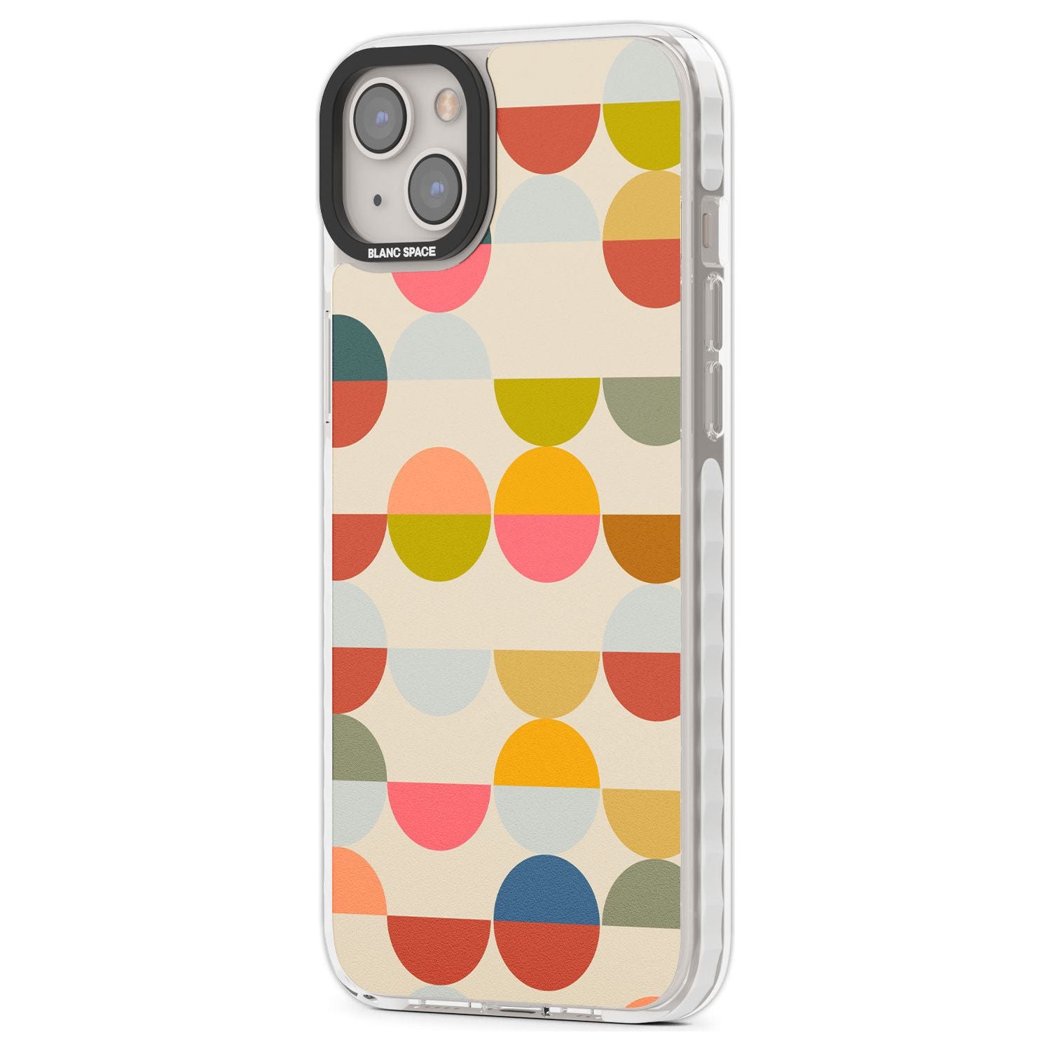 Abstract Retro Shapes: Colourful Circles