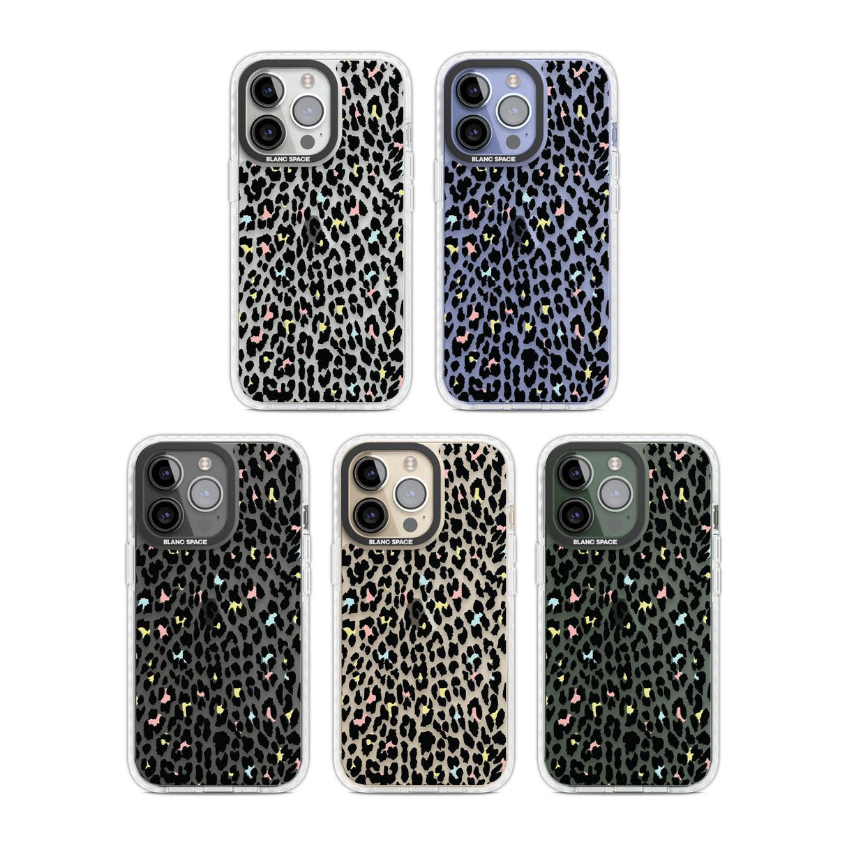 Mixed Pastels Leopard Print - Transparent Phone Case iPhone 15 Pro Max / Black Impact Case,iPhone 15 Plus / Black Impact Case,iPhone 15 Pro / Black Impact Case,iPhone 15 / Black Impact Case,iPhone 15 Pro Max / Impact Case,iPhone 15 Plus / Impact Case,iPhone 15 Pro / Impact Case,iPhone 15 / Impact Case,iPhone 15 Pro Max / Magsafe Black Impact Case,iPhone 15 Plus / Magsafe Black Impact Case,iPhone 15 Pro / Magsafe Black Impact Case,iPhone 15 / Magsafe Black Impact Case,iPhone 14 Pro Max / Black Impact Case,iP