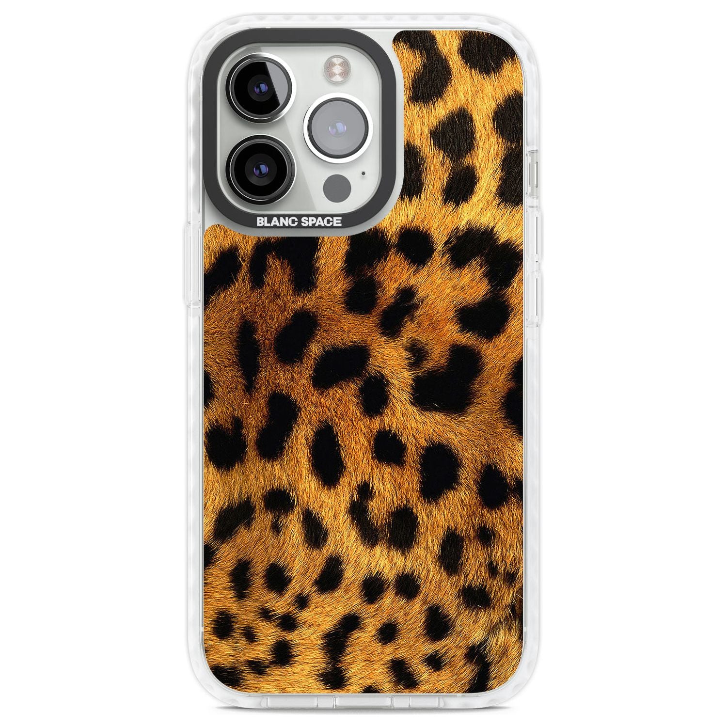 Leopard Print Phone Case iPhone 13 Pro / Impact Case,iPhone 14 Pro / Impact Case,iPhone 15 Pro Max / Impact Case,iPhone 15 Pro / Impact Case Blanc Space